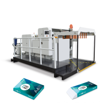 RYSH-1600B high speed PVC aluminum foil roll advertising poster paper cutting machine with slitting function